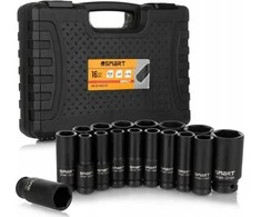 Smart Ilgų smūginių galvučių rinkinys 1/2" 10-32 mm [16 vnt.]