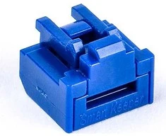 Šakotuvas Smart Keeper Smartkeeper SmartKeeper Basic "RJ45 Port" Blocker dunkelblau 10 Stk.+Key