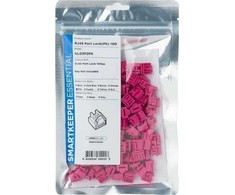 Smart Keeper „Smartkeeper Basic RJ45“ prievado užraktas 100 - 100x aklinasis kamštis, rožinis