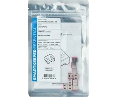 Šakotuvas Smart Keeper Smartkeeper SMARTKEEPER Basic USB prievado užraktas 10 - 10x kištukas, rožinė