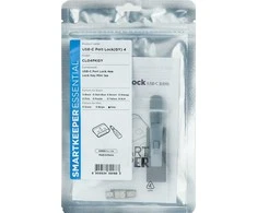 Šakotuvas Smart Keeper Smartkeeper SMARTKEEPER Mini USB prievado užraktas Type C 4 - 1x raktas + 4x dangtelis, dangtelis