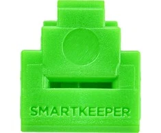 Tinklo Saugumas - SmartKeeper MNL04PKGN 4x RJ11 Prievadų Blokatoriai su Užrakto Raktu Žalia