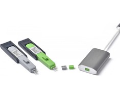Smart Keeper Smartkeeper SmartKeeper Mini "MiniDisplayPort" Blocker grün 4 Stk.+Key