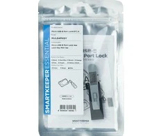 Šakotuvas „Smart Keeper Smartkeeper Smartkeeper MUL04PKGY“ prievadų blokatorius Prievadų blokatorius + raktas, „Micro USB B“ tipo, plastikinis rutuliukas, 1 vnt.