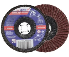 Listkowa Šlifavimo diskas su plokščiu paviršiumi, 60 mm storio, 76 x 10 mm