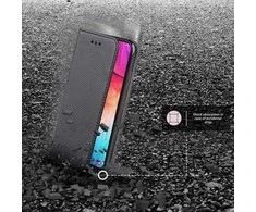 Dėklas Smart Magnet book Samsung Galaxy S21 FE juodos spalvos