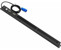 Apc SMART PDU 0U maitinimo juostelė, IEC 60309 kištukas 16A/250V, lizdai 18xC13 10A/250V, 6xC19 16A/250V, 16A