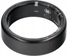 OEM Smart Ring R11M - išmanusis plieno žiedas su įkrovimo dėžute, 8 dydis (18,1 mm), juodas