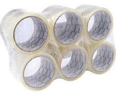 Smart Skaidri pakavimo juosta 72 mm x 60 m (6 vnt.)