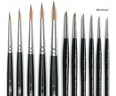 SmartMax Kolinsky sable brush series 7 miniature No. 7-000