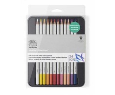 Winsor Newton Akvarelinis pieštukas W&amp;N Studio 24vnt. metaline dežute
