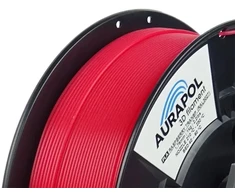Smartprint AURAPOL PLA pusiau permatoma gija 1.75 mm 1kg – Aviečių spalvos