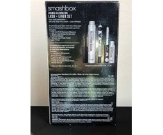 Smashbox Rinkinys: Photo Finish, Blakstienų gruntas, 4 ml + Visada įjungtas, Gelinis pieštukas akių pieštukas, Paruoštas, 1,2 g + Visiškai ekspozicija, Atsparus vandeniui, Apimtį suteikiantis, Blakstienų tušas, juodas, 9,56 ml Moterims (Ekspozicinė prekė)