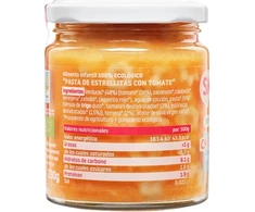 BIO Makaronai su pomidorais, ekologiška vakarienė indelyje, 230 g Smileat