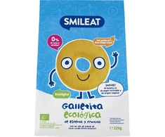 Smileat Ekologiški speltos ir obuolių sausainiai, 220 g