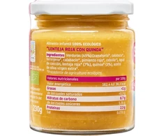 Pietūs vaikui Lęšiai su quinoa Jar 10m+ 230G Smileat