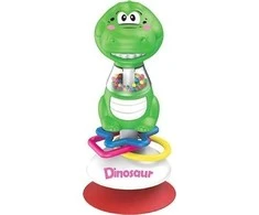 Smily Play Krokodilo rattle su siurbimo puodelis