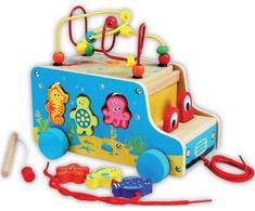 Anek Smily Play Smily Play Drewniane Auto 5w1 Sorter do Ciągnięcia universalus