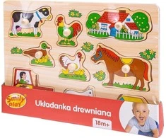 SMILY PLAY SPW83598 medinio ūkio dėlionės