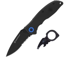 SMITH&amp;WESSON Smith&amp;Wesson – Sulankstomas peilis Clip Fold su raktų pakabuku –