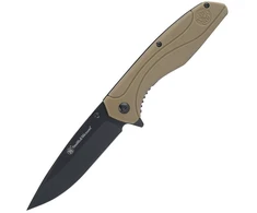 SMITH&amp;WESSON Smith&amp;Wesson – Sulankstomas peilis Drop Point FDE nailonas –