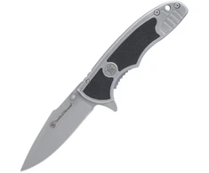 SMITH&amp;WESSON Smith&amp;Wesson – Sulankstomas peilis Drop Point Sidabrinis/Juodas
