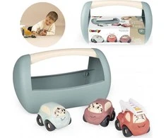 SMOBY Žaislų rinkinys Little Skrzyneczka su automobiliukais