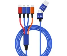 Smrter USB kabelis smrter Hydra ELITE 6in1 Nylon-Ladekabel Type Lightning, daugialypė mažmeninė prekyba