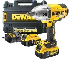 Akumuliatorinis smūginis veržliasukis DeWalt DCF899P2-QW 18 V, 2x5.0 Ah, 1/2"