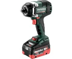 METABO.Smūginis veržliasukis SSW 18 LTX 800 BL 2x5,5Ah LiHD 1200Nm METABOX
