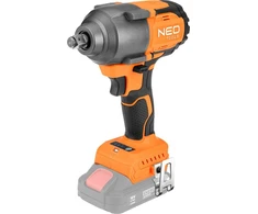 Neo Tools Neo Smūginis veržliaraktis 18V 850Nm, be šepetėlių, 1/2colio, Energy+, be akumuliatoriaus