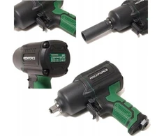 Smūginis veržliasukis Rockforce KLUCZ pneumatinis 1450Nm 1/2" TWIN HAM MER