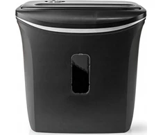 Nedis 12l DIN P-4 190W Juoda dokumentų smulkintuvas