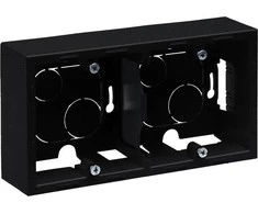 Legrand SUNO - Dvivietis tinkas, Juodas - Legrand 721495 Himp