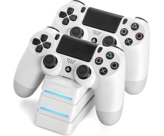 Snakebyte dvigubA TWIN: CHARGE 4 stotelė PS4 balta