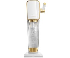 „Sodastream Art Saturator“ + 1 butelis + dujos, baltas-auksinis