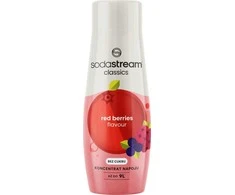 Raudonųjų uogų skonio SodraStream sirupas, becukris, 440 ml