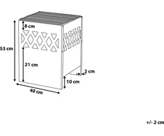 Sodo deginimo įrenginys Beliani Shiga 40 cm