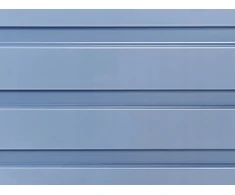 Sodo dėžė Beliani CEBROSA Sodo dėžė Metalinė 132 cm 62 cm Mėlyna