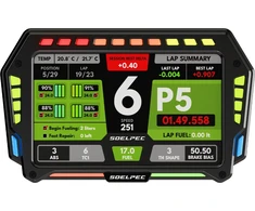 SOELPEC XR-7 Ekranas, sim racing touchscreen, RGB telemetry – juodas