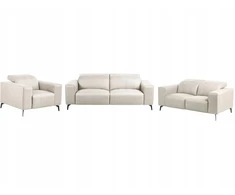 Sofa Beliani Svetainės baldų komplektas 6 asmenims OMMEL šviesiai smėlio spalvos