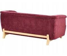 Sofa Beliani 5 vietų minkštųjų baldų komplektas ALNOR, šenilas, burgundinės spalvos