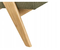 Sofa Beliani Svetainės baldų komplektas TAMRE Boucle žalias / šviesiai rudas