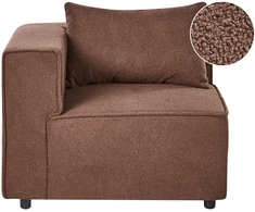 Sofa Beliani Kampinis modulis AXEBO rudas bouclé