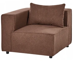 Sofa Beliani Kampinis modulis AXEBO rudas bouclé