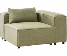 Sofa Beliani Kampinis modulis BRANDE simetrinis, šviesiai žalias