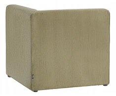 Beliani Modulinė 4 vietų kampinė sofa LEMVIG dešininė, žalias velvetas