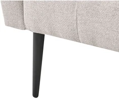 Sofa Beliani Šezlongas NANTILLY šviesiai smėlio spalvos