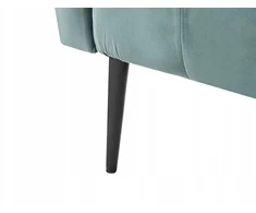 Sofa Beliani Šezlongas NANTILLY veliūras lazūrinė