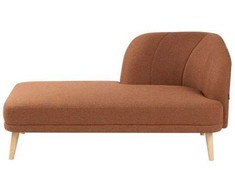 Sofa Beliani Dešininės pusės šezlongas TANLAY auksinės rudos spalvos